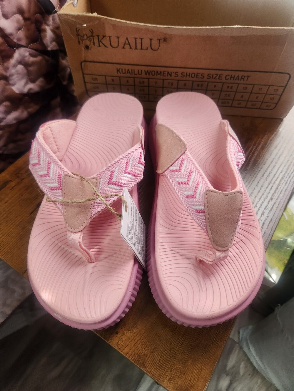 Nib Kuailu Sandals Size 8.5 - Picture 2 of 8